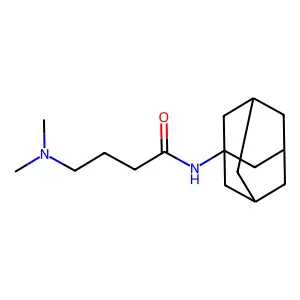 N-(1-金刚烷基)-4-(二甲氨基)丁酰胺 structure