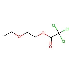 2-Ethoxyethyl trichloroacetate structure