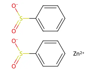 苯亚磺酸锌盐(2:1) structure
