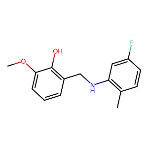 2-[(5-Fluoro-2-methylanilino)methyl]-6-methoxybenzenol structure