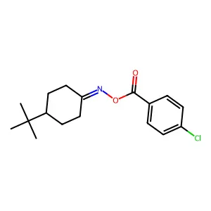 [(4-Tert-butylcyclohexylidene)amino] 4-chlorobenzoate structure