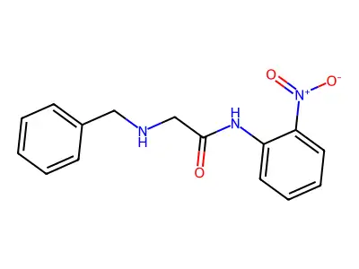 2-(benzylamino)-N-(2-nitrophenyl)acetamide structure
