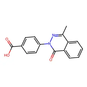 4-(4-methyl-1-oxophthalazin-2(1H)-yl)benzoic acid structure