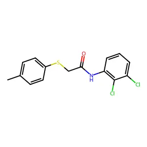 N-(2,3-dichlorophenyl)-2-[(4-methylphenyl)sulfanyl]acetamide structure