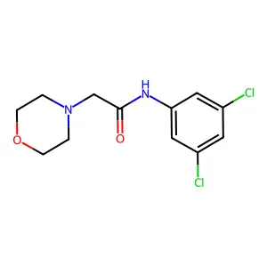 N-(3,5-dichlorophenyl)-2-morpholinoacetamide structure