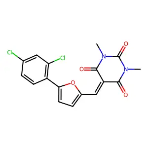 C17H12Cl2N2O4 structure
