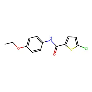5-chloro-N-(4-ethoxyphenyl)thiophene-2-carboxamide structure