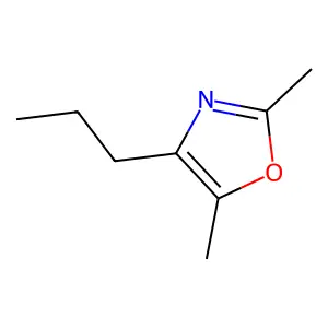 Oxazole, 2,5-dimethyl-4-propyl structure