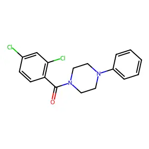 Piperazine, 1-(2,4-dichlorobenzoyl)-4-phenyl- structure