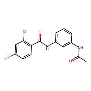 N-[3-(乙酰氨基)苯基]-2,4-二氯苯甲酰胺 structure