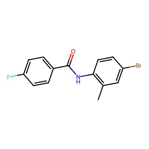 N-(4-Bromo-2-methylphenyl)-4-fluorobenzamide structure