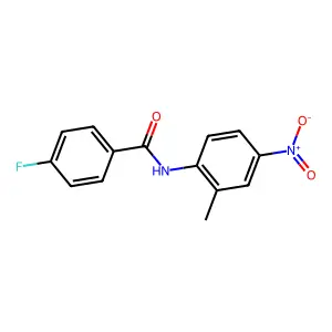 4-Fluoro-N-(2-methyl-4-nitrophenyl)benzamide structure