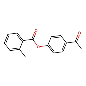 4-Acetylphenyl 2-methylbenzoate structure