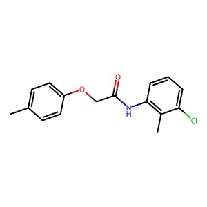 N-(3-chloro-2-methylphenyl)-2-(4-methylphenoxy)acetamide structure