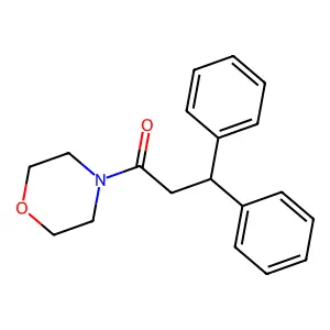 1-(Morpholin-4-yl)-3,3-diphenylpropan-1-one structure