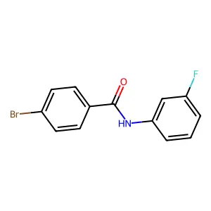 4-bromo-N-(3-fluorophenyl)benzamide structure