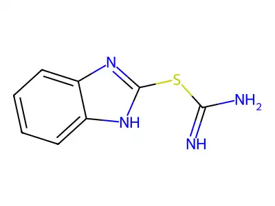 1H-benzimidazol-2-yl carbamimidothioate structure