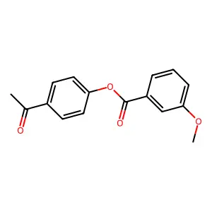 4-Acetylphenyl 3-methoxybenzoate structure