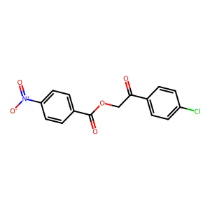 2-(4-Chlorophenyl)-2-oxoethyl 4-nitrobenzoate structure
