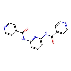 4-Pyridinecarboxamide, N,N'-2,6-pyridinediylbis- structure