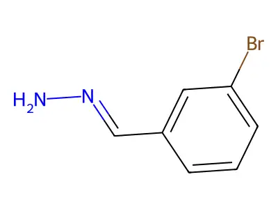 (3-Bromophenyl)methylidenehydrazine structure