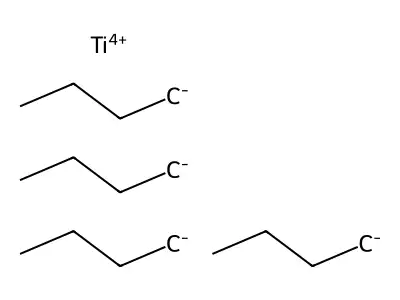 Titanium, tetrabutyl- structure