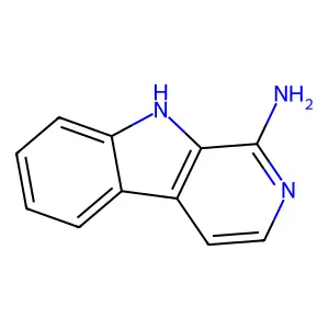 9H-Pyrido(3,4-b)indole, 1-amino- structure