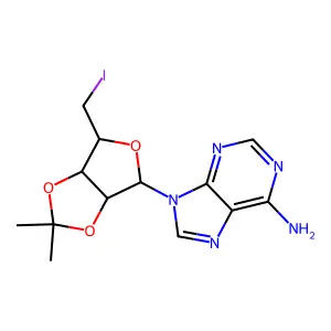 Nucleocidin, 2',3'-i-Pr analog structure