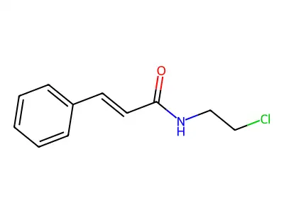N-(2-氯乙基)-3-苯基丙-2-烯酰胺 structure