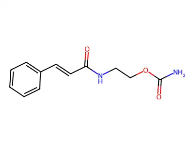 2-(3-苯基丙-2-烯酰氨基)乙基氨基甲酸酯 structure