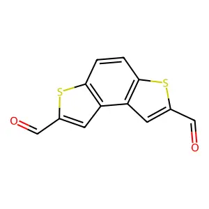 Thieno[3,2-e][1]benzothiole-2,7-dicarbaldehyde structure