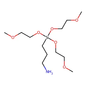 3-(Tris(2-methoxyethoxy)silyl)propylamine structure