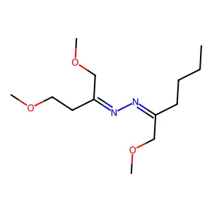 Carbamic acid, methyl-, 2-(hydroxymethyl)-2-methylpentyl ester structure