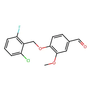 4-[(2-Chloro-6-fluorobenzyl)oxy]-3-methoxybenzaldehyde structure