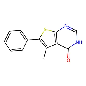 5-Methyl-6-phenylthieno[2,3-d]pyrimidin-4(1H)-one structure