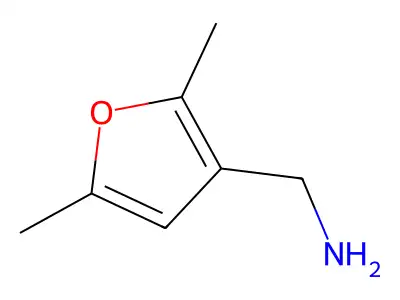 (2,5-Dimethylfuran-3-yl)methanamine structure