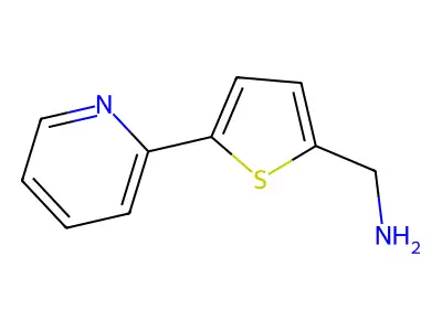 [5-(2-Pyridinyl)-2-thienyl]methylamine structure