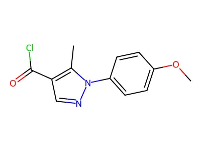 1-(4-Methoxyphenyl)-5-Methyl-1H-Pyrazole-4-Carbonyl Chloride structure