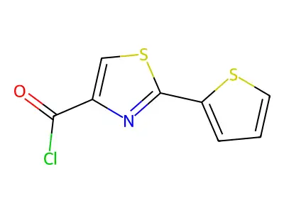 2-(2-Thienyl)-1,3-Thiazole-4-Carbonyl Chloride structure
