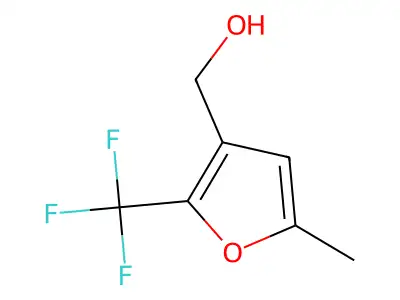 5-Methyl-2-(trifluoromethyl)-3-furanmethanol structure