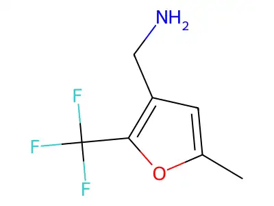 [5-Methyl-2-(trifluoromethyl)-3-furyl]methylamine structure