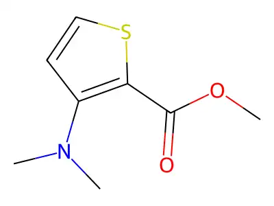 Methyl 3-(dimethylamino)thiophene-2-carboxylate structure