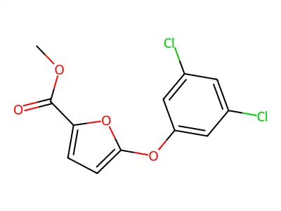 Methyl 5-(3,5-dichlorophenoxy)-2-furoate structure