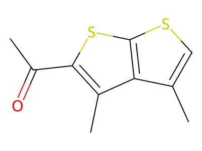1-(3,4-Dimethylthieno[2,3-B]thiophen-2-YL)ethan-1-one structure