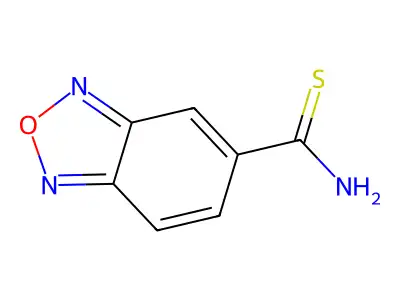 2,1,3-Benzoxadiazole-5-carbothioamide structure