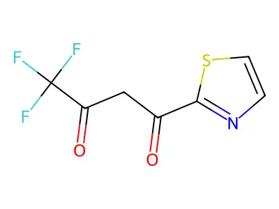 4,4,4-Trifluoro-1-(1,3-thiazol-2-yl)butane-1,3-dione structure