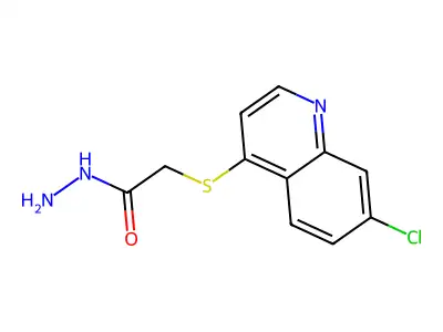 2-[(7-Chloroquinolin-4-yl)thio]acetohydrazide structure