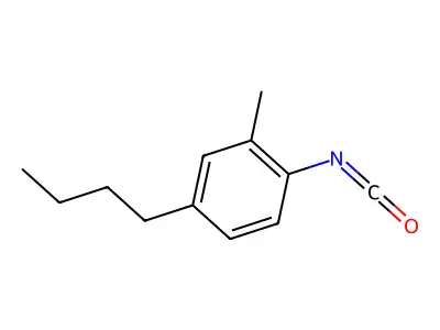 4-Butyl-1-isocyanato-2-methylbenzene structure