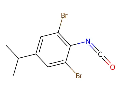 2,6-Dibromo-4-Isopropylphenyl Isocyanate structure