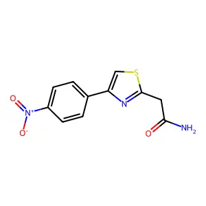 2-[4-(4-Nitrophenyl)-1,3-thiazol-2-yl]acetamide structure